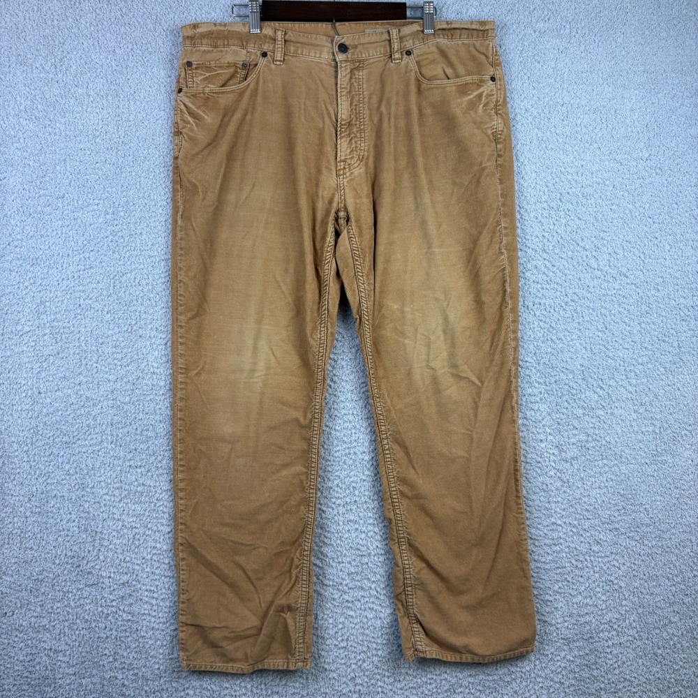 Polo Ralph Lauren Corduroy Pants Mens 38x30 Tan Straight Leg Workwear Preppy